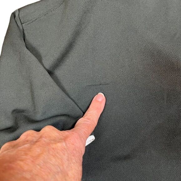 Nike Run Polo Black with White Logo and Trim Golf Performance Men's Size XL - Picture 6 of 7